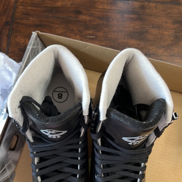 NWT Jackson Ultima Mens Ice Skates Black JS 452 Men’s Size 8 Older Beginner - Picture 5 of 16